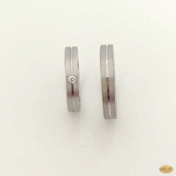 Eheringe Zlatarna A&L Silber