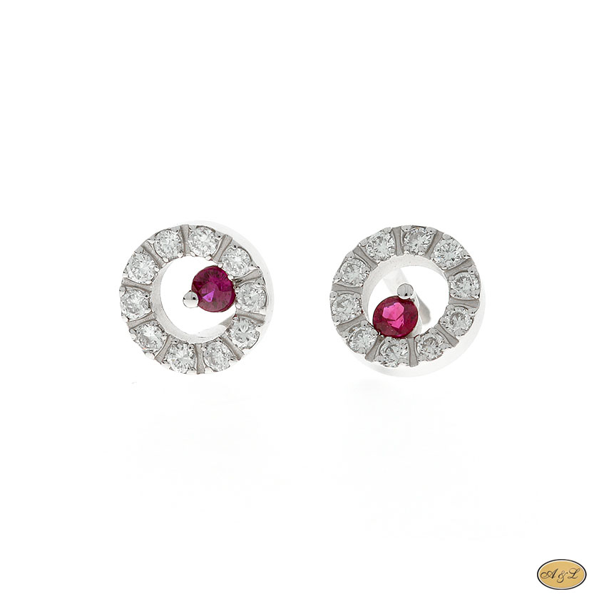 B219E Diamantschmuck Ohrringe Juwelier A & L.