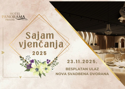 SAJAM VJENČANJA HOTEL PANORAMA PRELOG