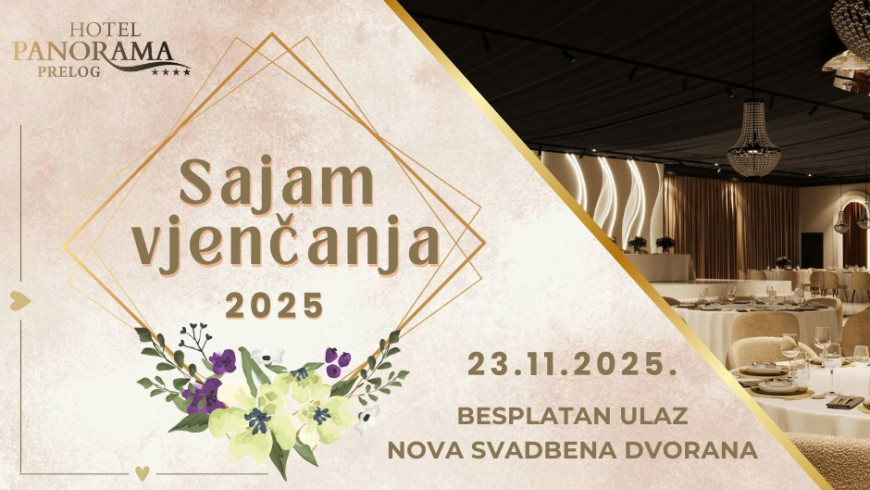 SAJAM VJENČANJA HOTEL PANORAMA PRELOG